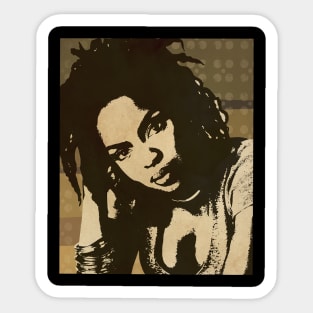 Lauryn Hill // Retro Poster Hiphop Sticker